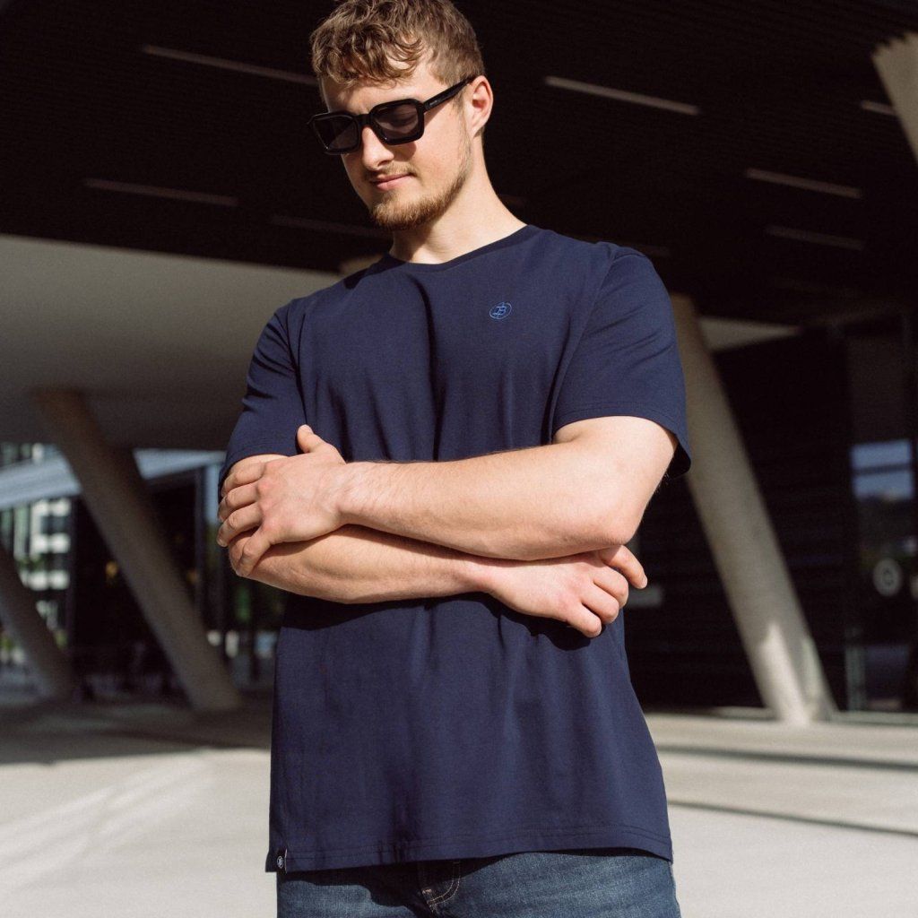 Satoshi Standard T-Shirt - Blau