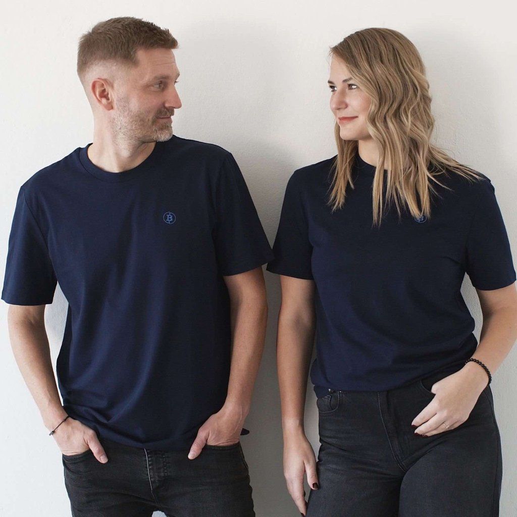 Satoshi Standard T-Shirt - Blau
