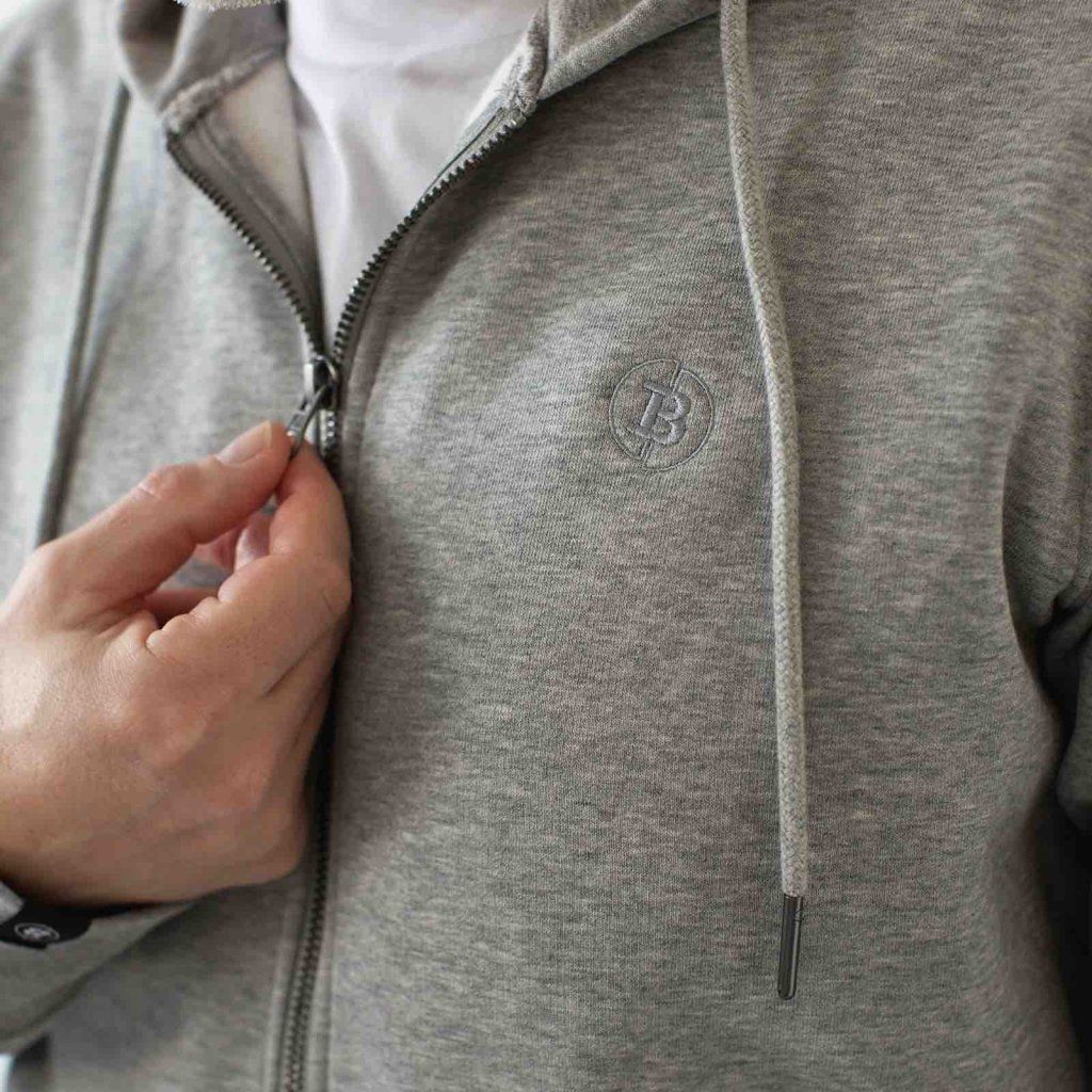Satoshi Zipper Hoodie - Grau
