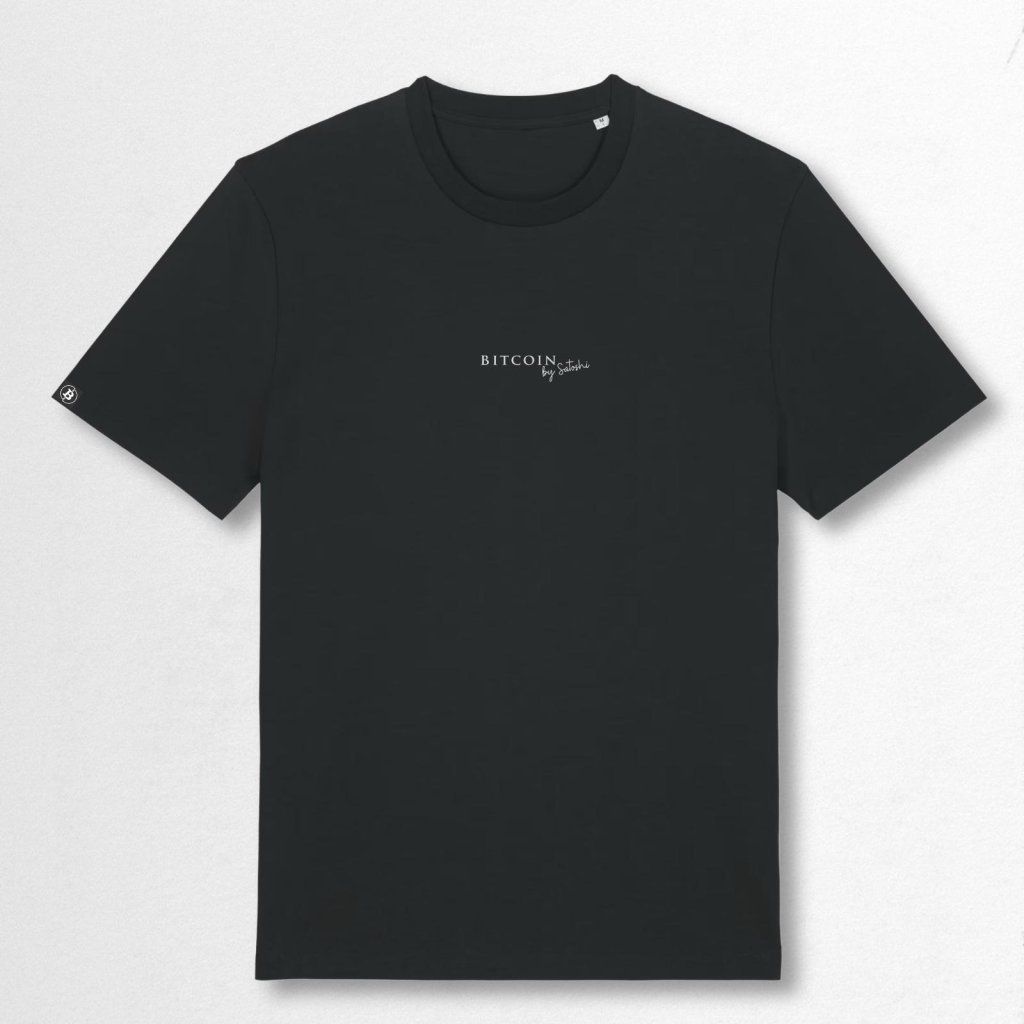 Satoshi Signature T-Shirt - Schwarz