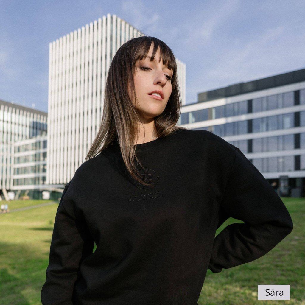 HODLer Minimal Hoodie - Schwarz
