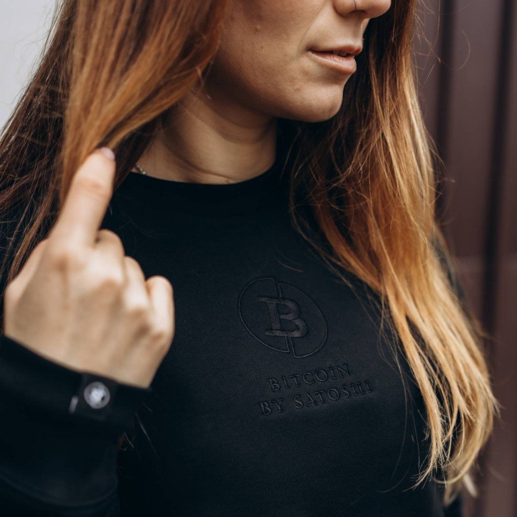 HODLer Minimal Hoodie - Schwarz