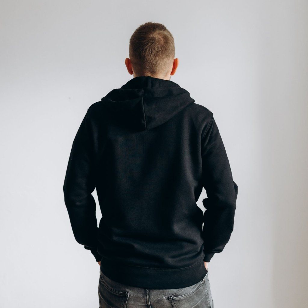 Satoshi Zipper Hoodie - Schwarz