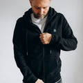 Satoshi Zipper Hoodie - Schwarz