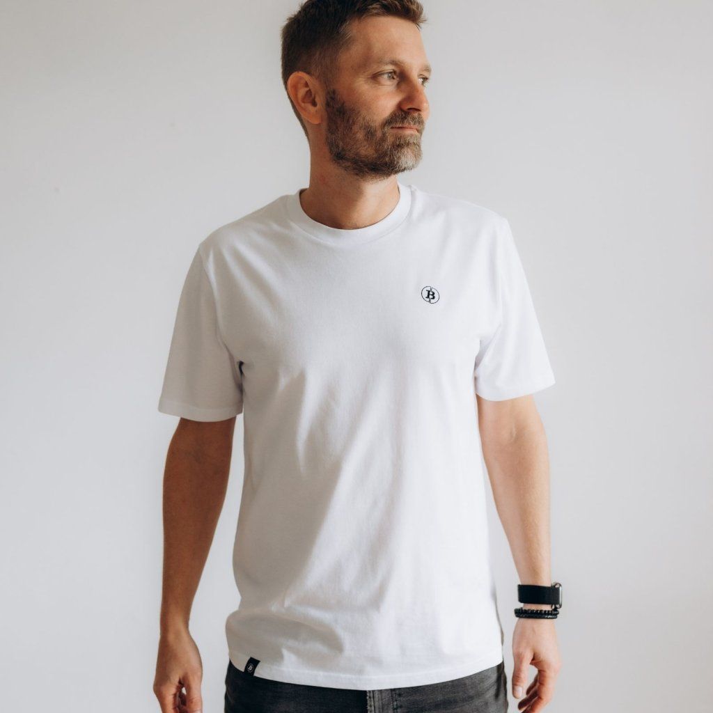 Satoshi Standard T-Shirt - Weiß